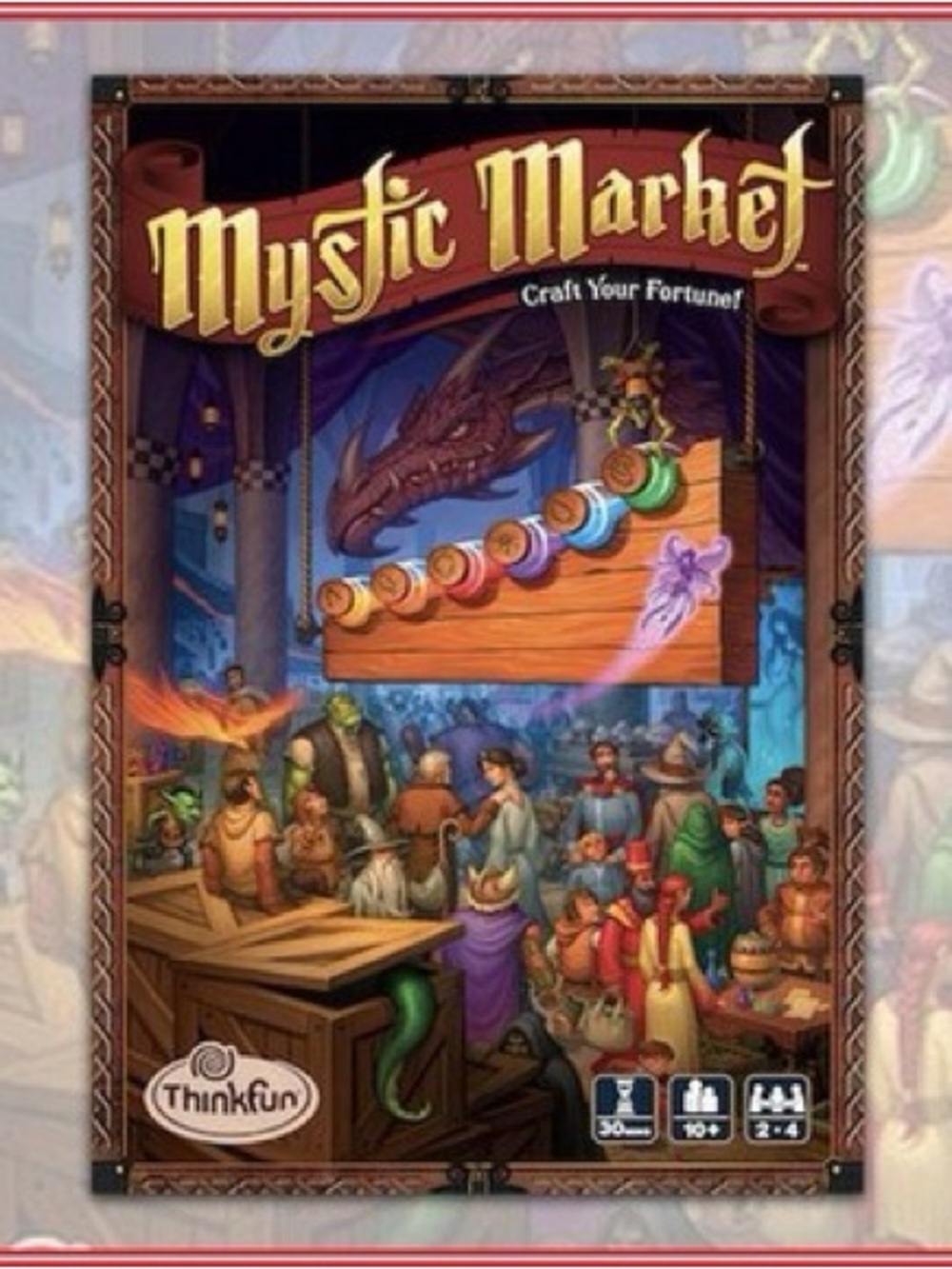 Mystic Market Board Game - Colorful Artwork Edition